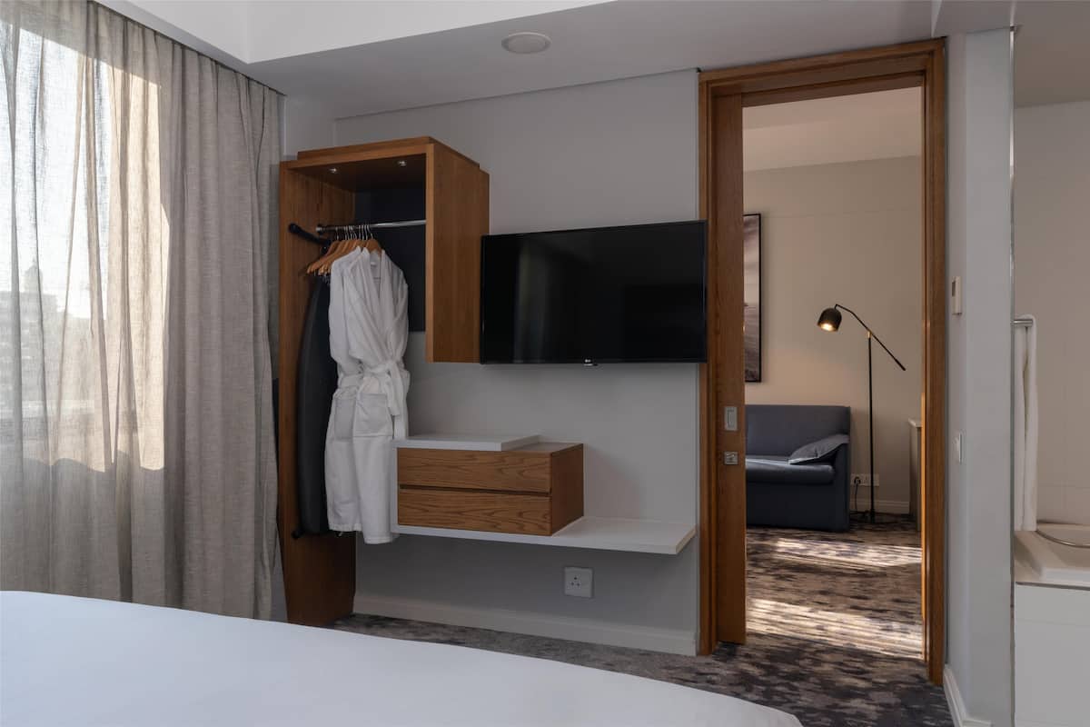Suite Luxury, 1 camera da letto | Biancheria da letto di alta qualità, minibar, cassaforte in camera