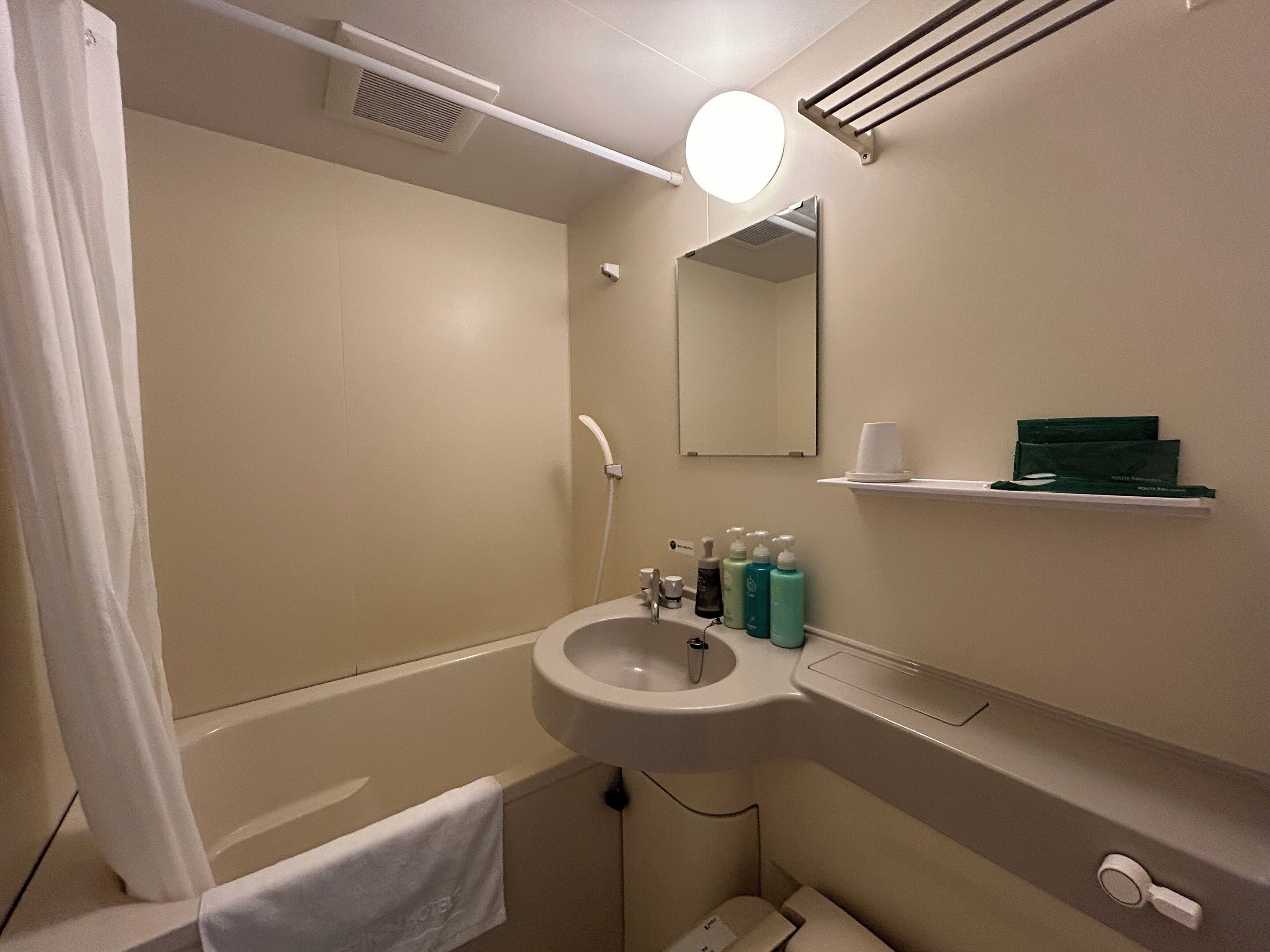 free toiletries, hair dryer, slippers, electronic bidet