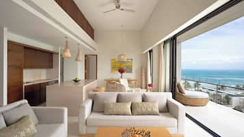 3 Bedroom Residence, Ocean View | Living area | LCD TV