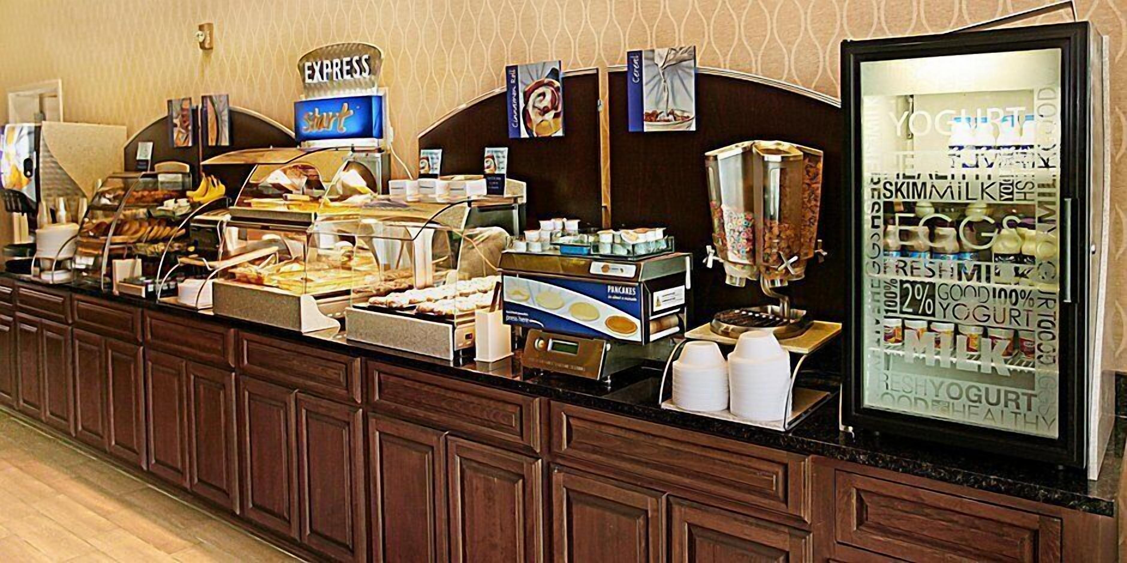 Free buffet breakfast