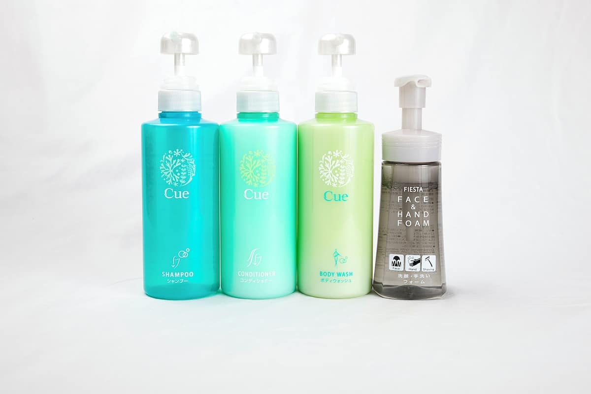 free toiletries, hair dryer, slippers, electronic bidet