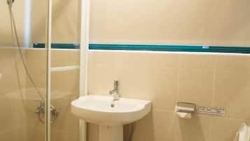 Standard Room, 1 Double Bed | Bathroom | Shower, free toiletries, hair dryer, slippers