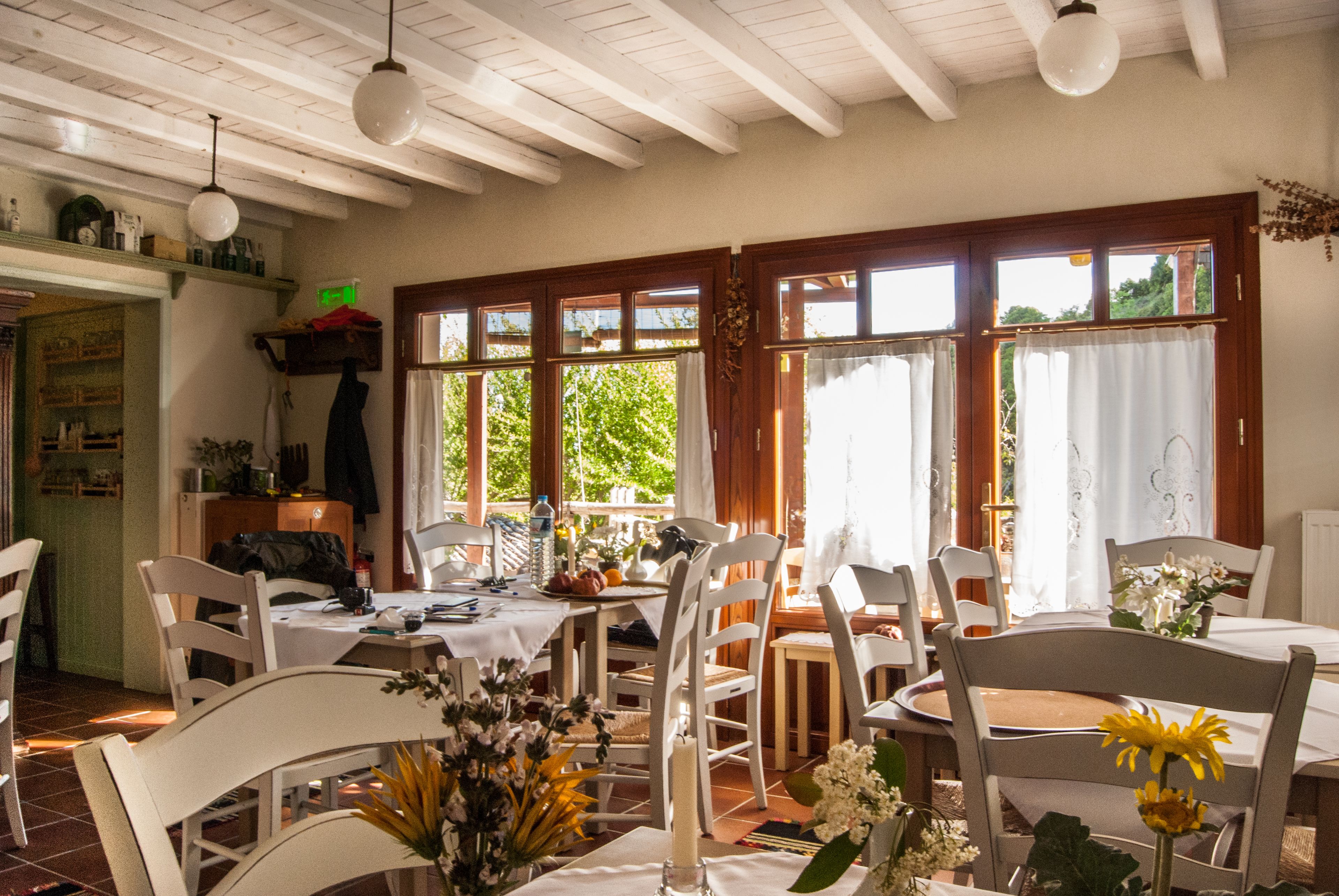 breakfast, lunch, dinner served; garden views