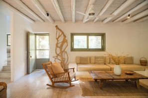 Family Villa near the beach | Living area | DVD player - Onar Andros (Andros)