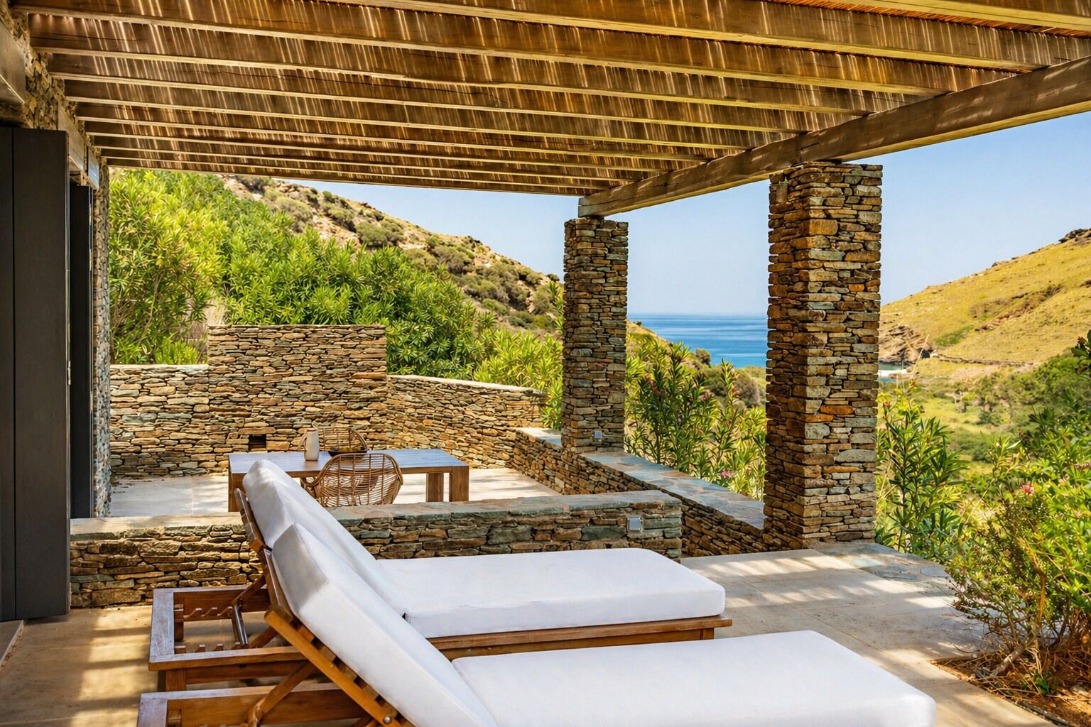 Dream Hillside House for 2+1 guests  sea view | Terraza o patio