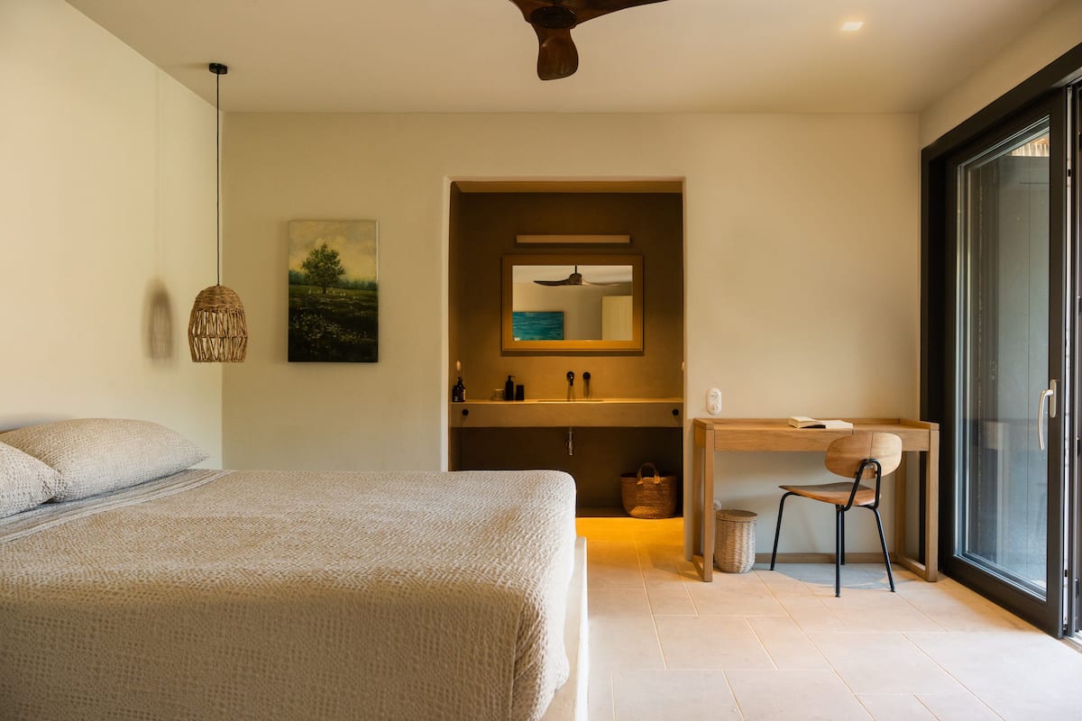 Hillside Suite with Private Pool | Premium bedding, minibar, individually decorated, individually furnished