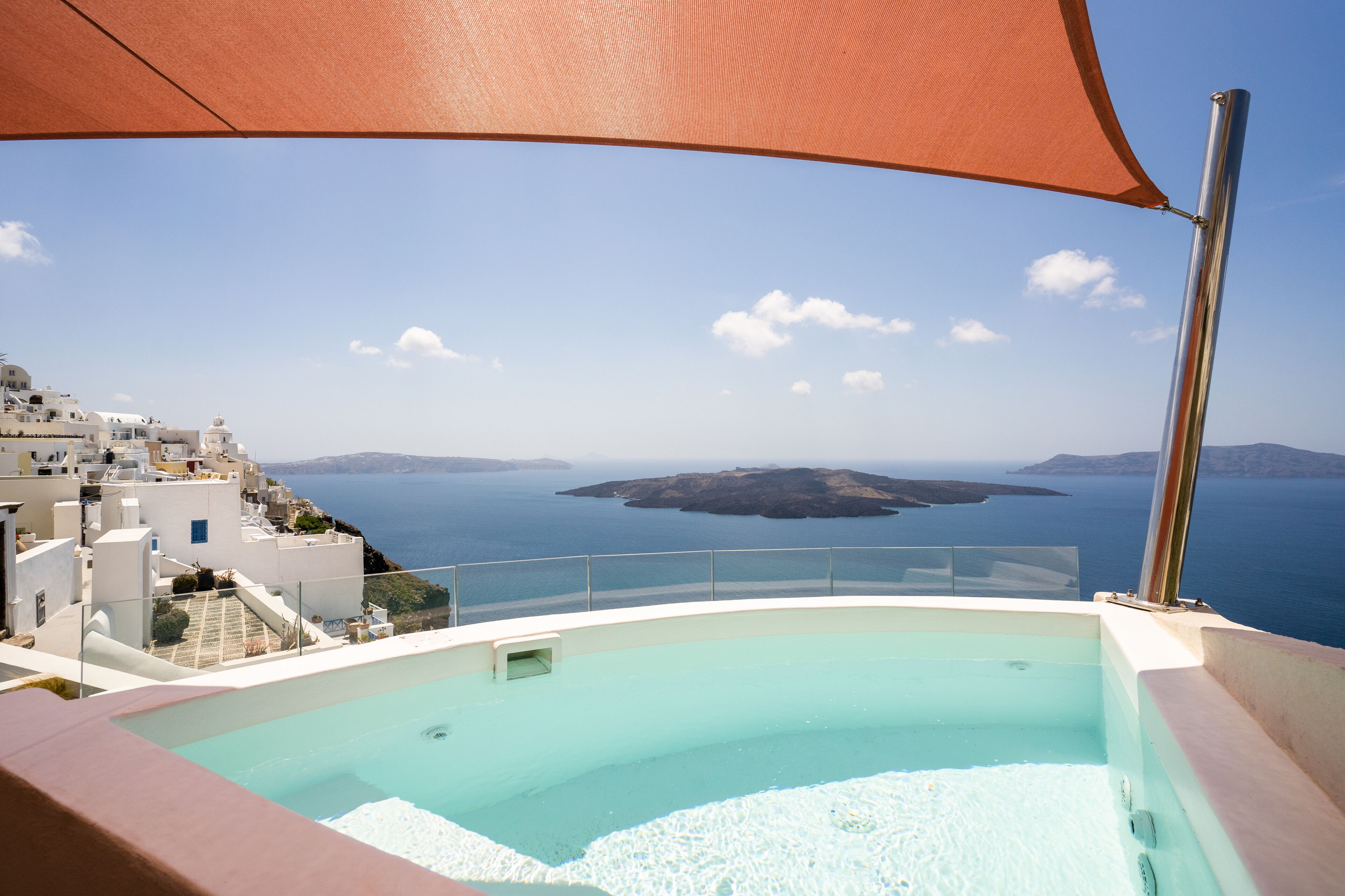 Duplex Suite with outdoor hottub Caldera View | Terrasse/patio