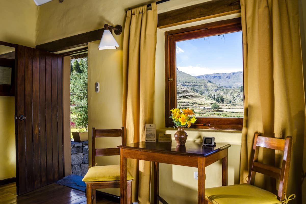 single room | living area | heated floors