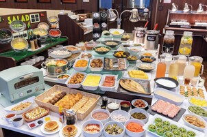 Daily buffet breakfast for a fee