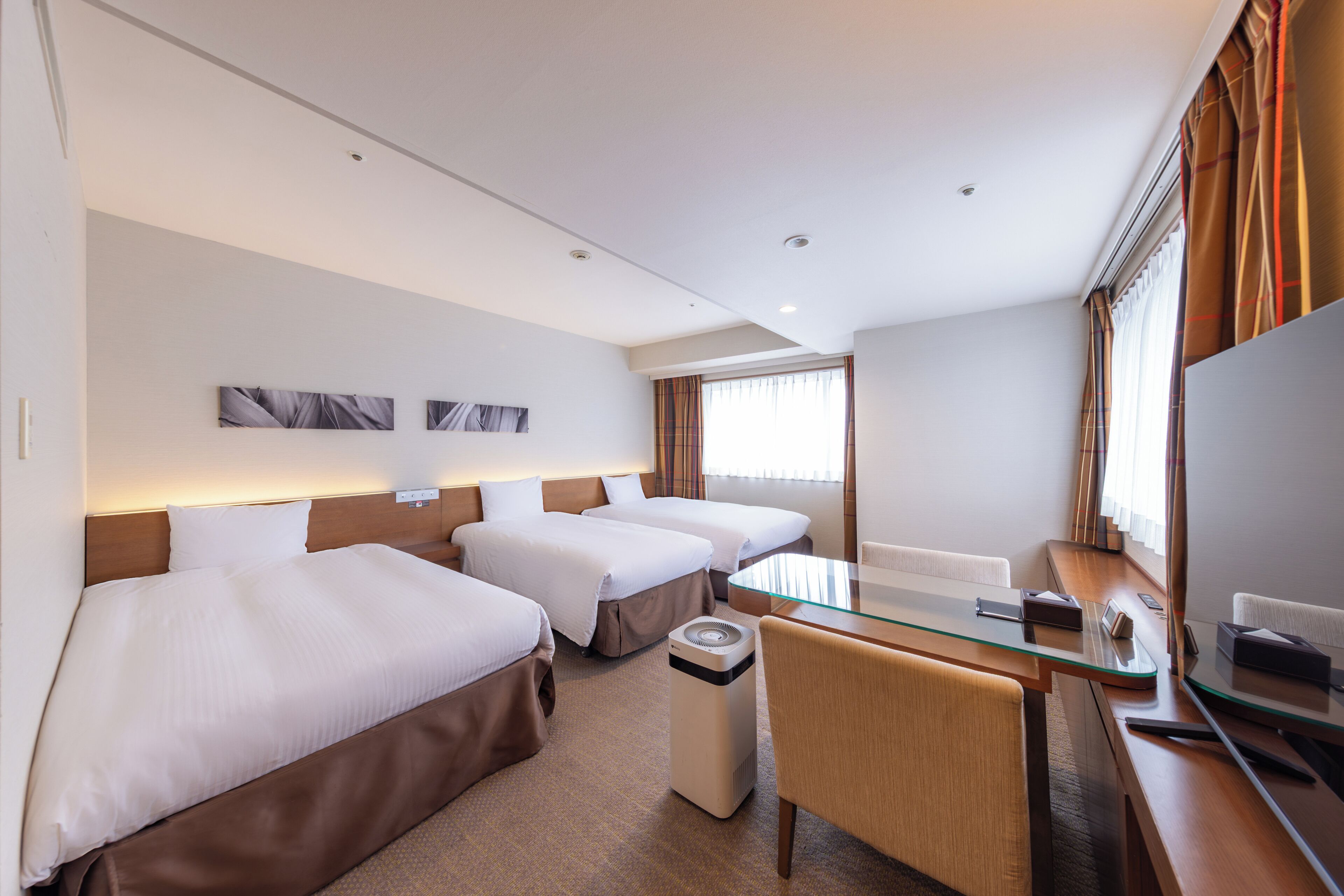 Premium bedding, in-room safe, blackout curtains, iron/ironing board
