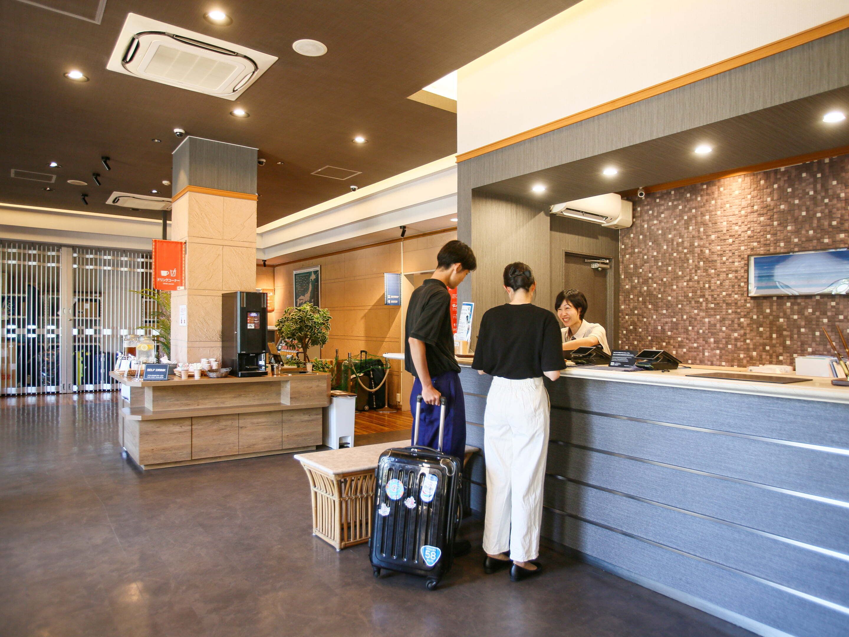 check-in/check-out kiosk