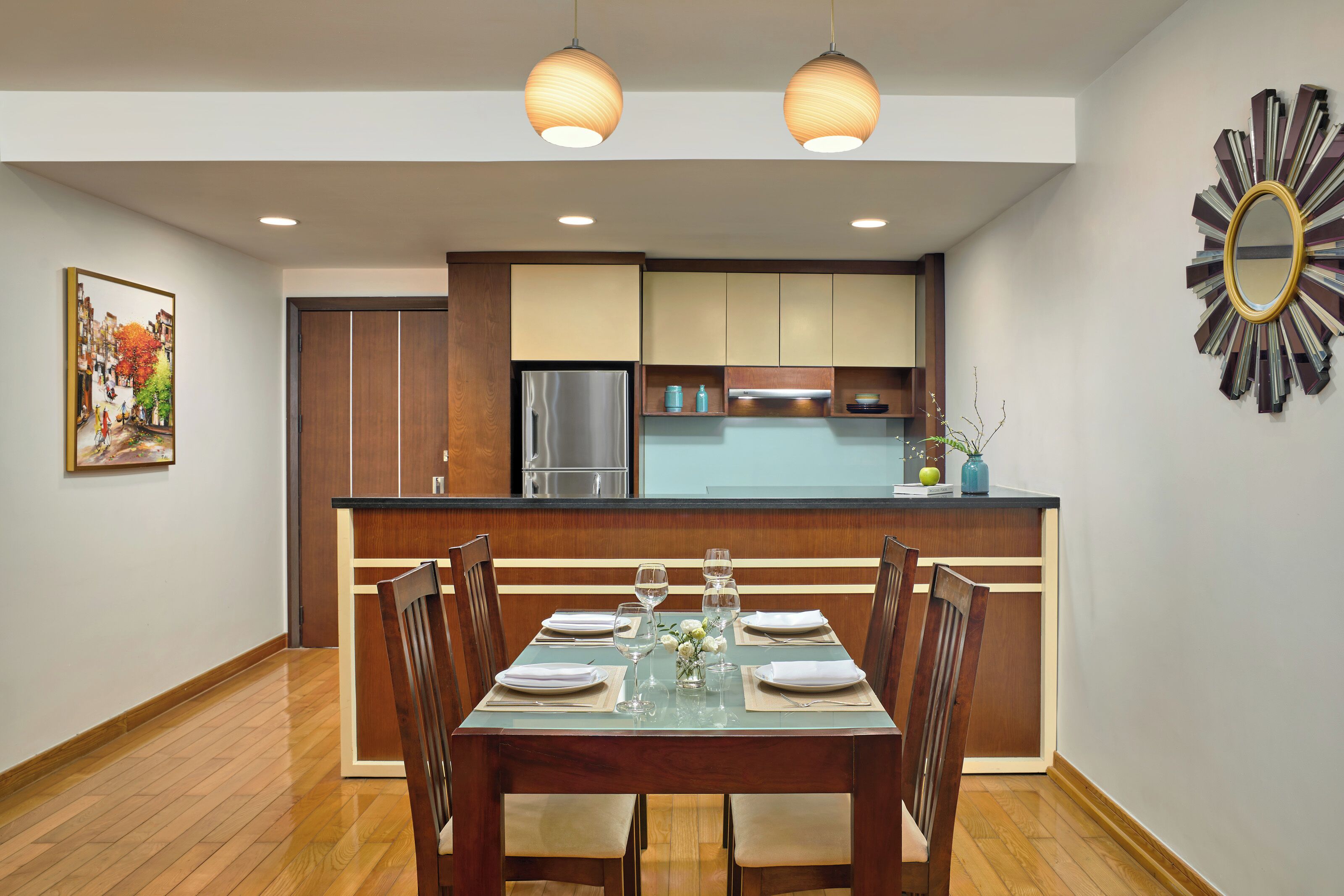 luxury apartment, 1 bedroom (city view) | private kitchen