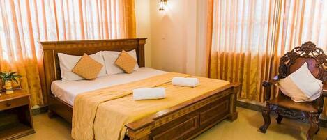 Deluxe Double or Twin Room (with A/C) | In-room safe, individually decorated, individually furnished, desk