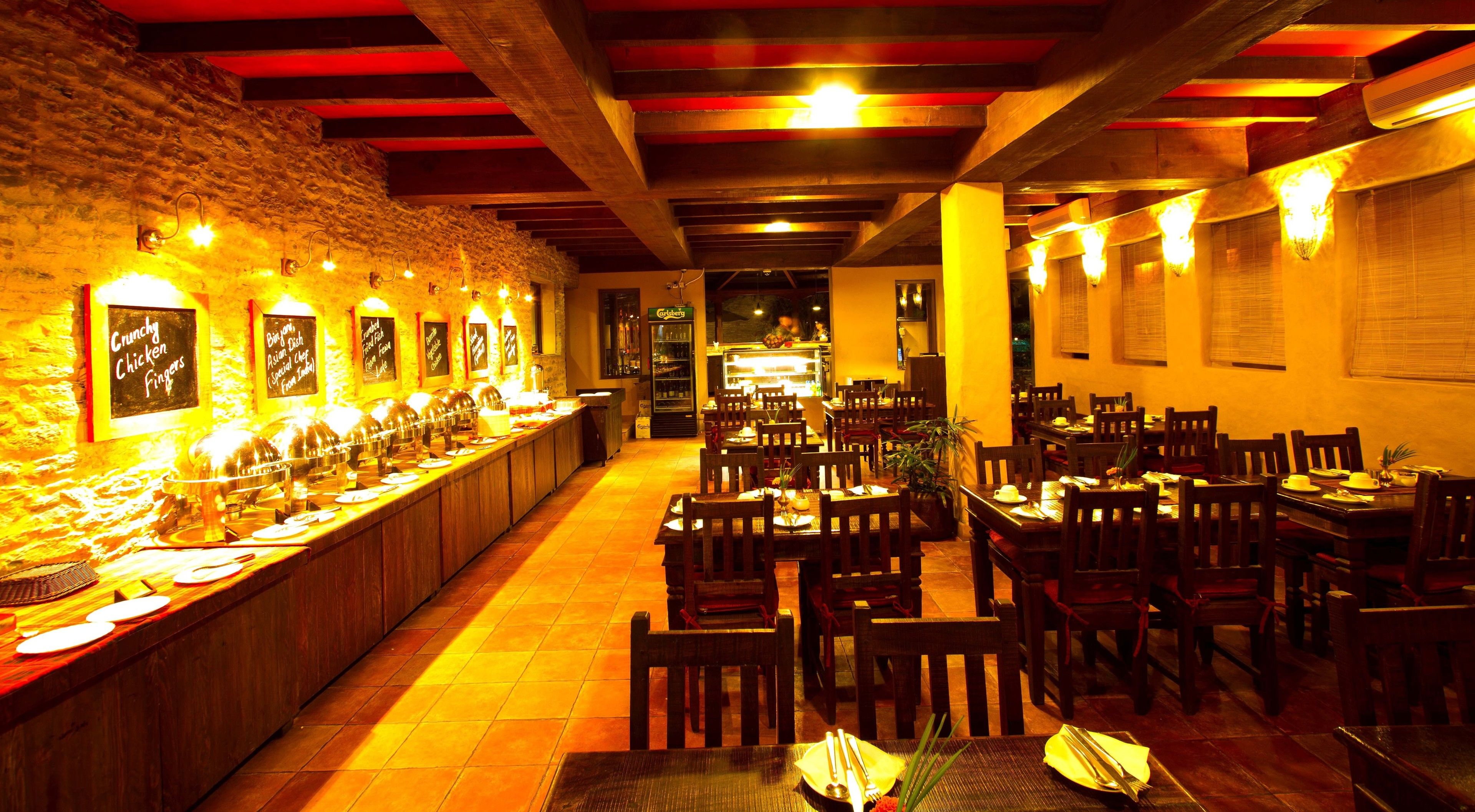 daily buffet breakfast (npr 1200 per person)