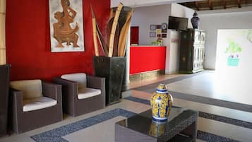 Sala de estar en el lobby