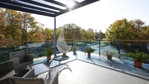 Terrace/patio - Hotell Tammsaare Full Automated Hotel (Parnu)