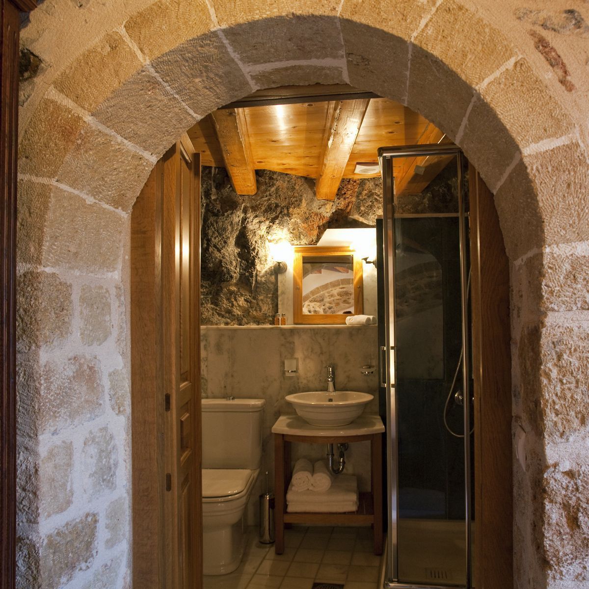 double room | bathroom | shower, designer toiletries, hair dryer, slippers