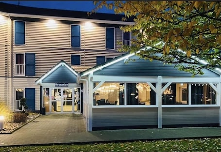 Overnatningsstedets facade