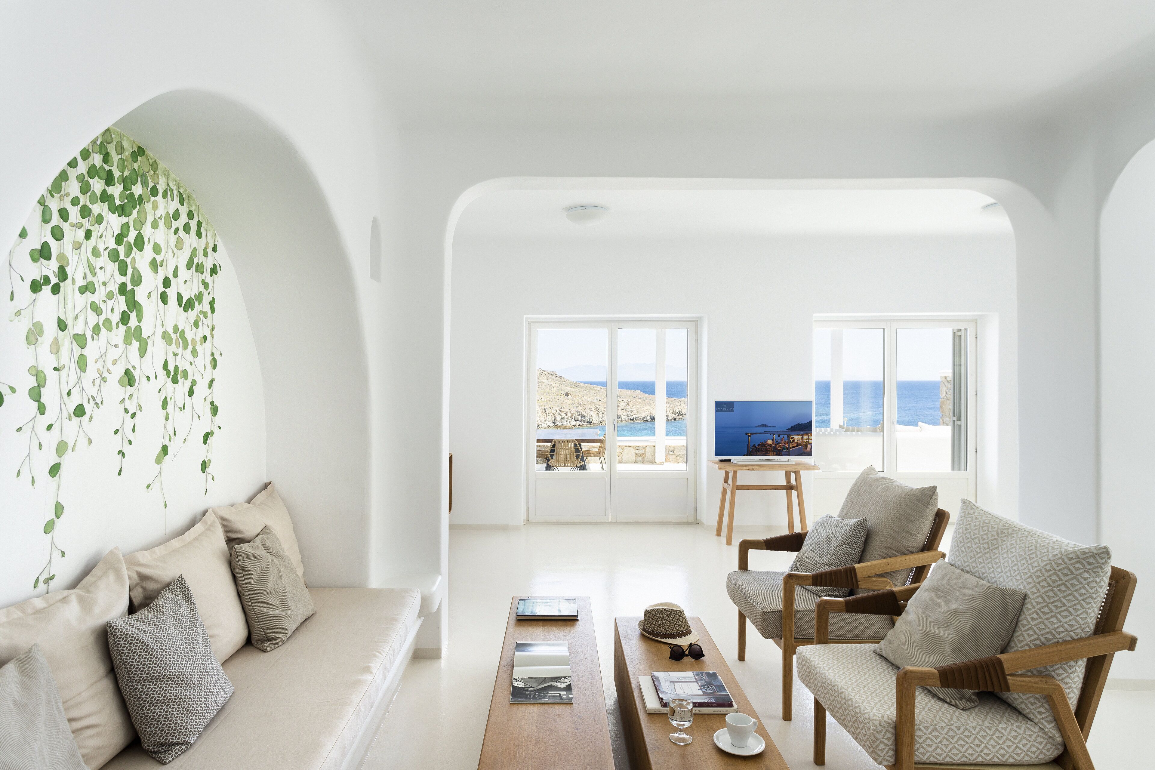 Family and Friends Seaside Villa | Oppholdsområde | Plasma-TV