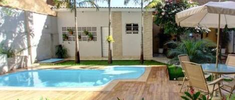 Indoor pool, outdoor pool