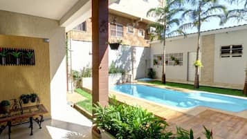 Indoor pool, outdoor pool