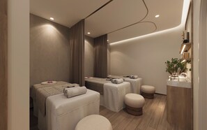 커플 트리트먼트룸, 아로마테라피, 반사요법, 매니큐어/페디큐어