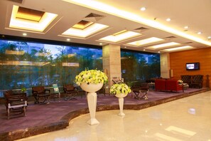 Sala de estar en el lobby