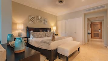 The Junior Suite, All-Inclusive | Premium bedding, down comforters, pillowtop beds, minibar
