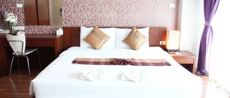 Suite estudio, 1 cama doble | Sistema de insonorización, wifi gratis, ropa de cama