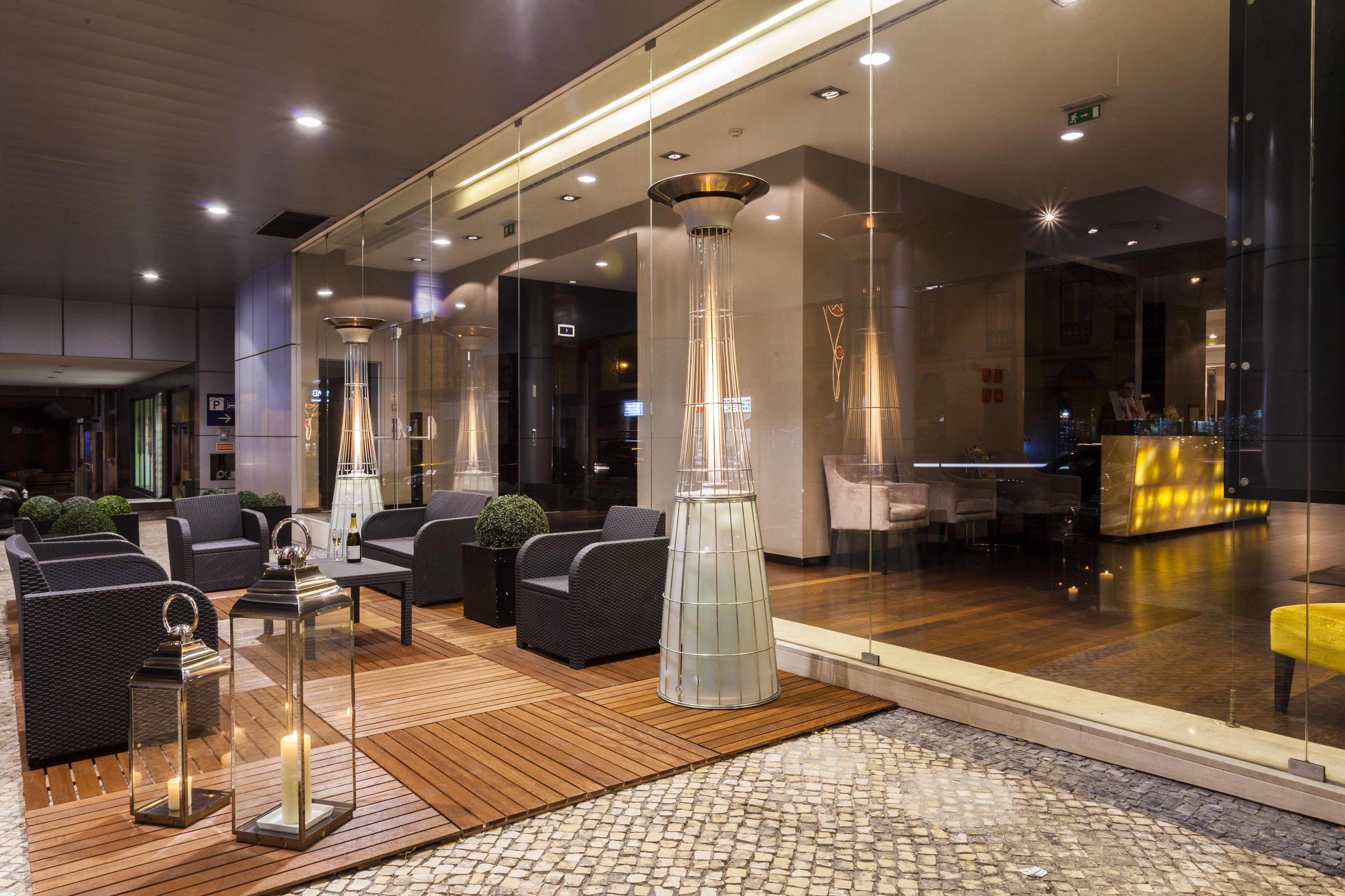 Entrada de la propiedad