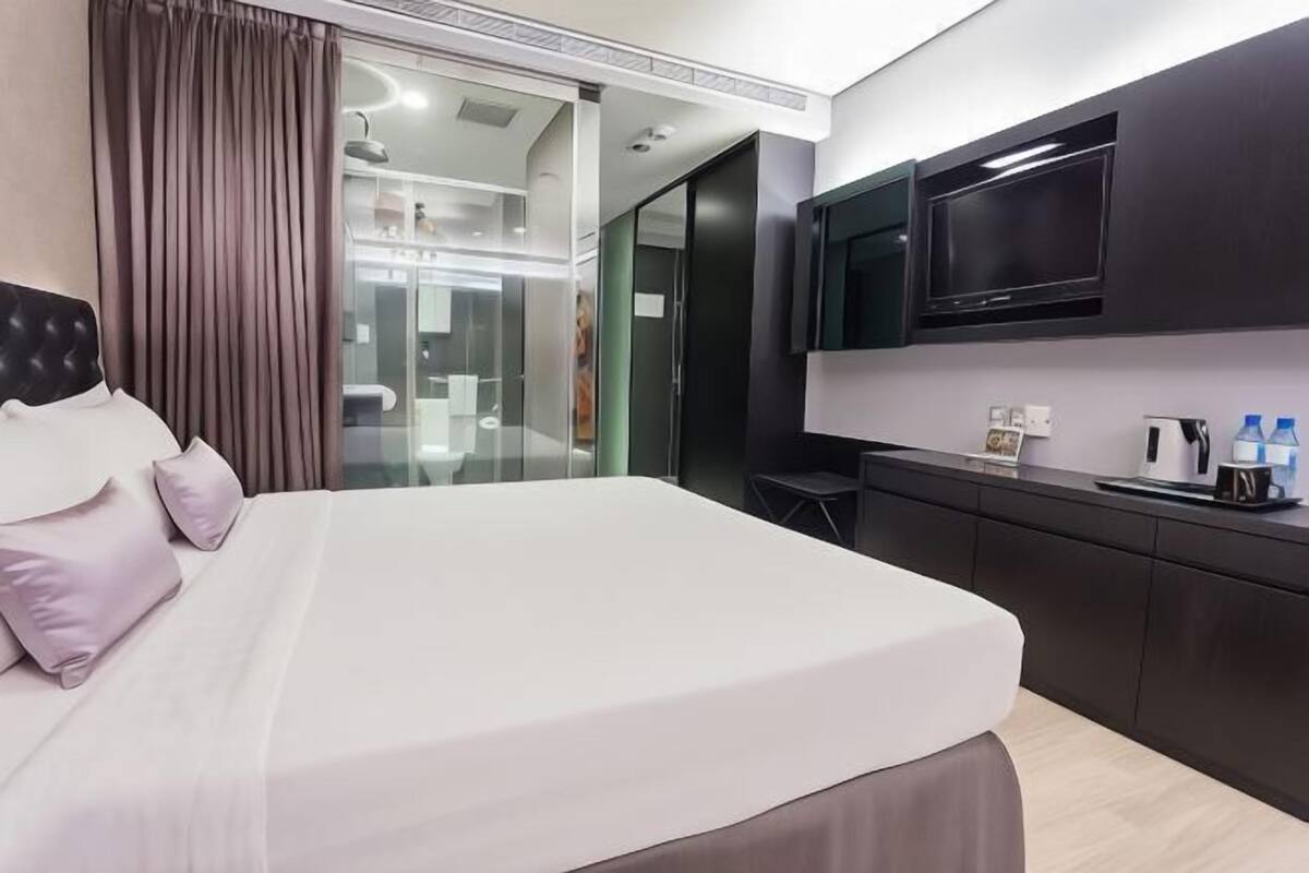 In-room safe, desk, blackout curtains, soundproofing