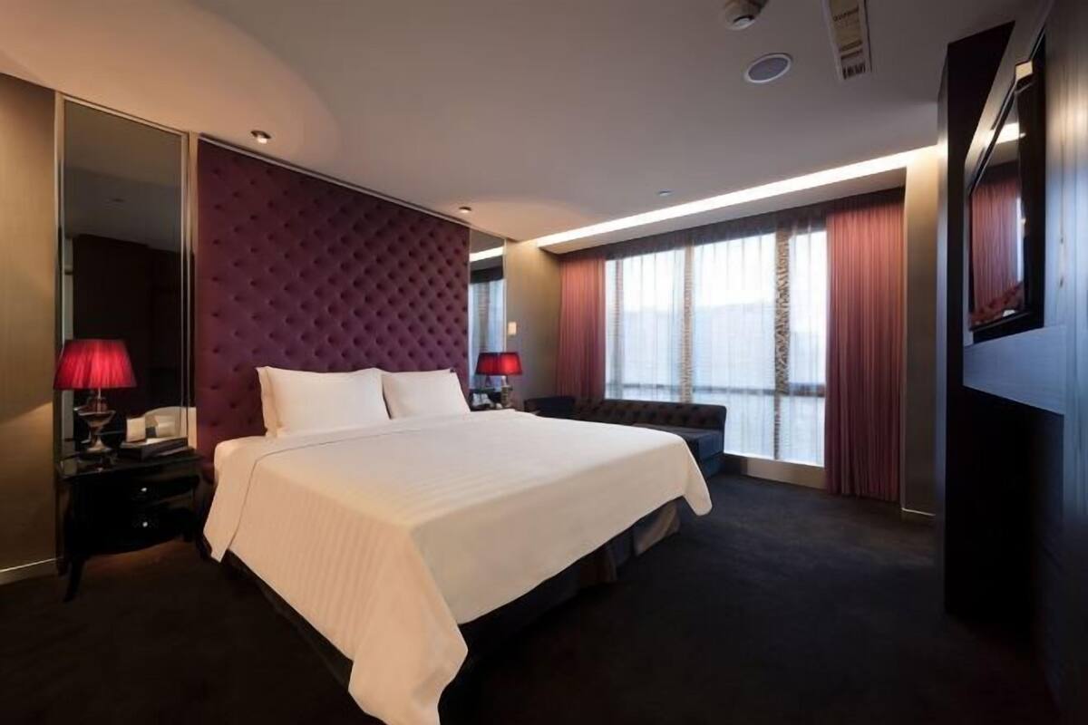 In-room safe, desk, blackout curtains, soundproofing