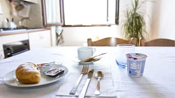 Kontinental frokost er inkludert hver dag