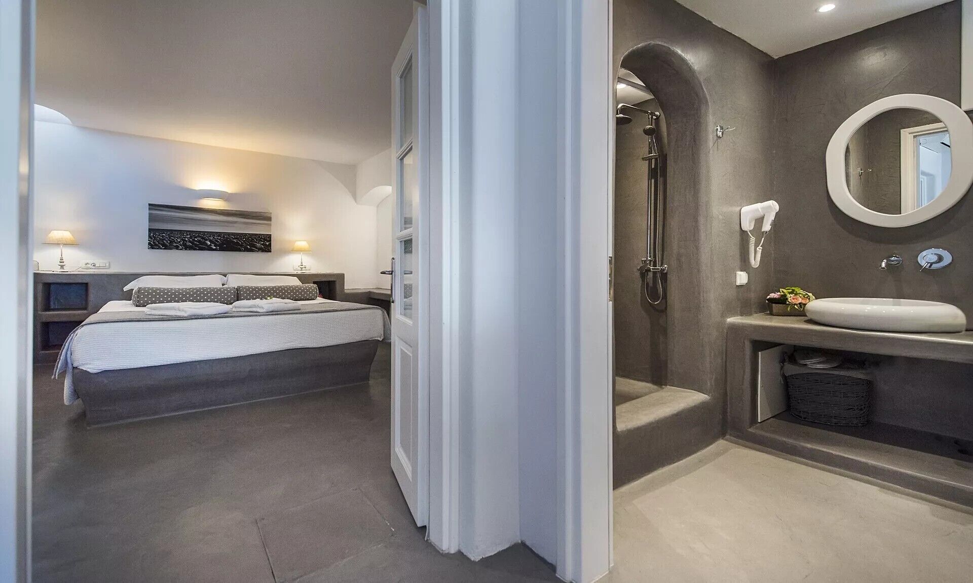 Villa Vorias with private pool | Sábanas italianas Frette y ropa de cama de alta calidad