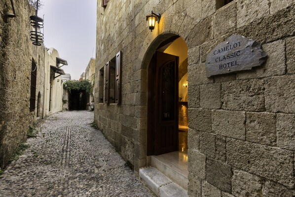 Entrée de l’hébergement