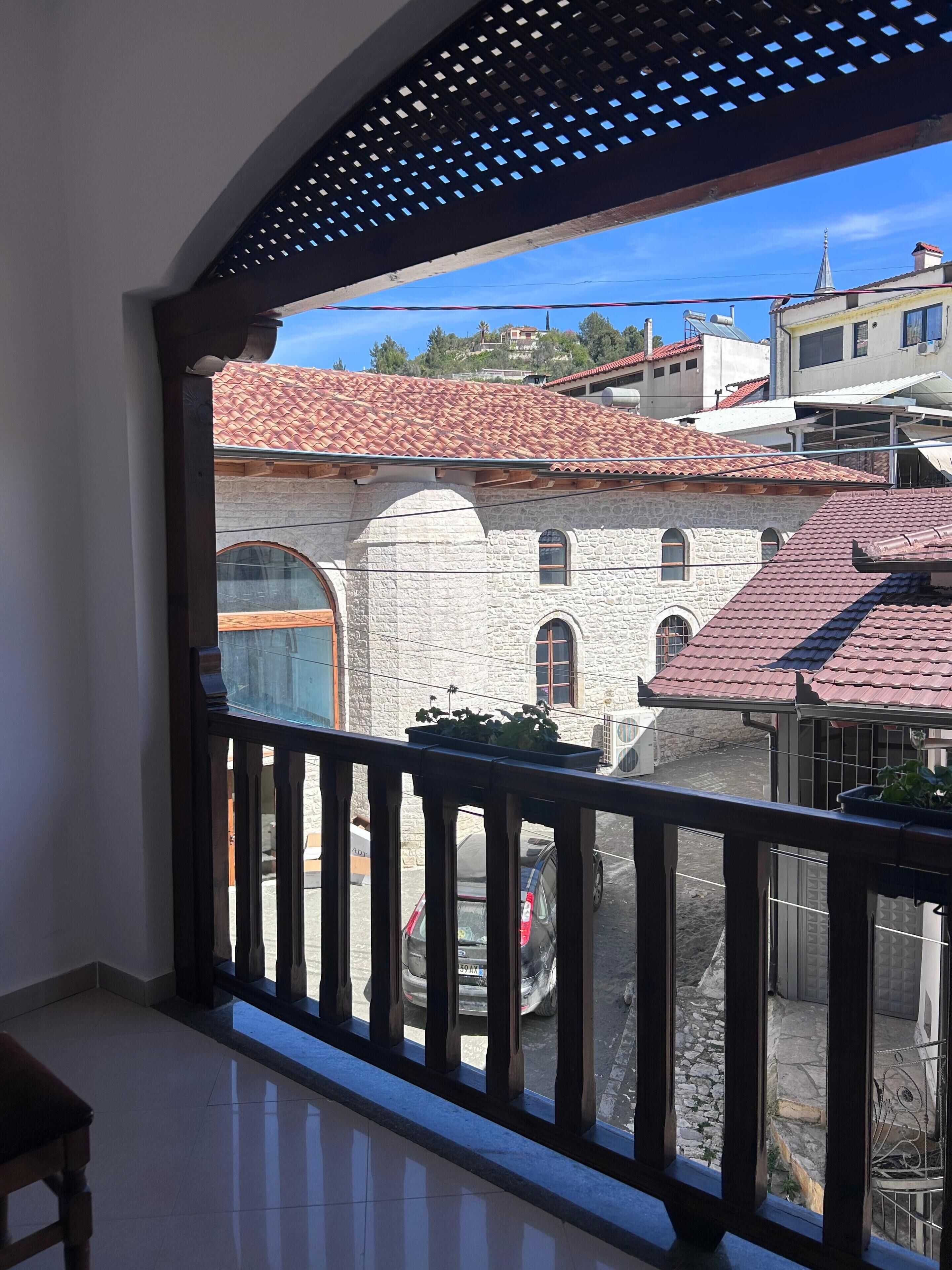 Blick von der Unterkunft