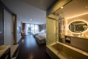 Executive Room, 2 Double Beds, Non Smoking, Garden View (with Sofabed) | Premium bedding, minibar, in-room safe, desk - WorldHotels Long Beach Resort Phu Quoc (Phu Quoc)