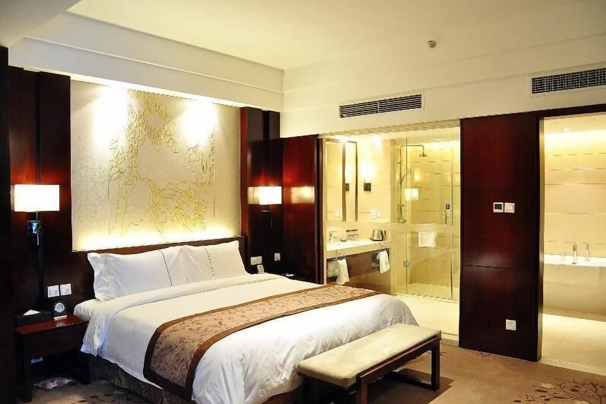 Suite ejecutiva | 1 habitación, minibar, caja de seguridad en la habitación y escritorio
