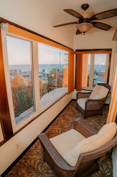 Deluxe Room, Multiple Beds, Ocean View | Terrace/patio at Pantai Inn
