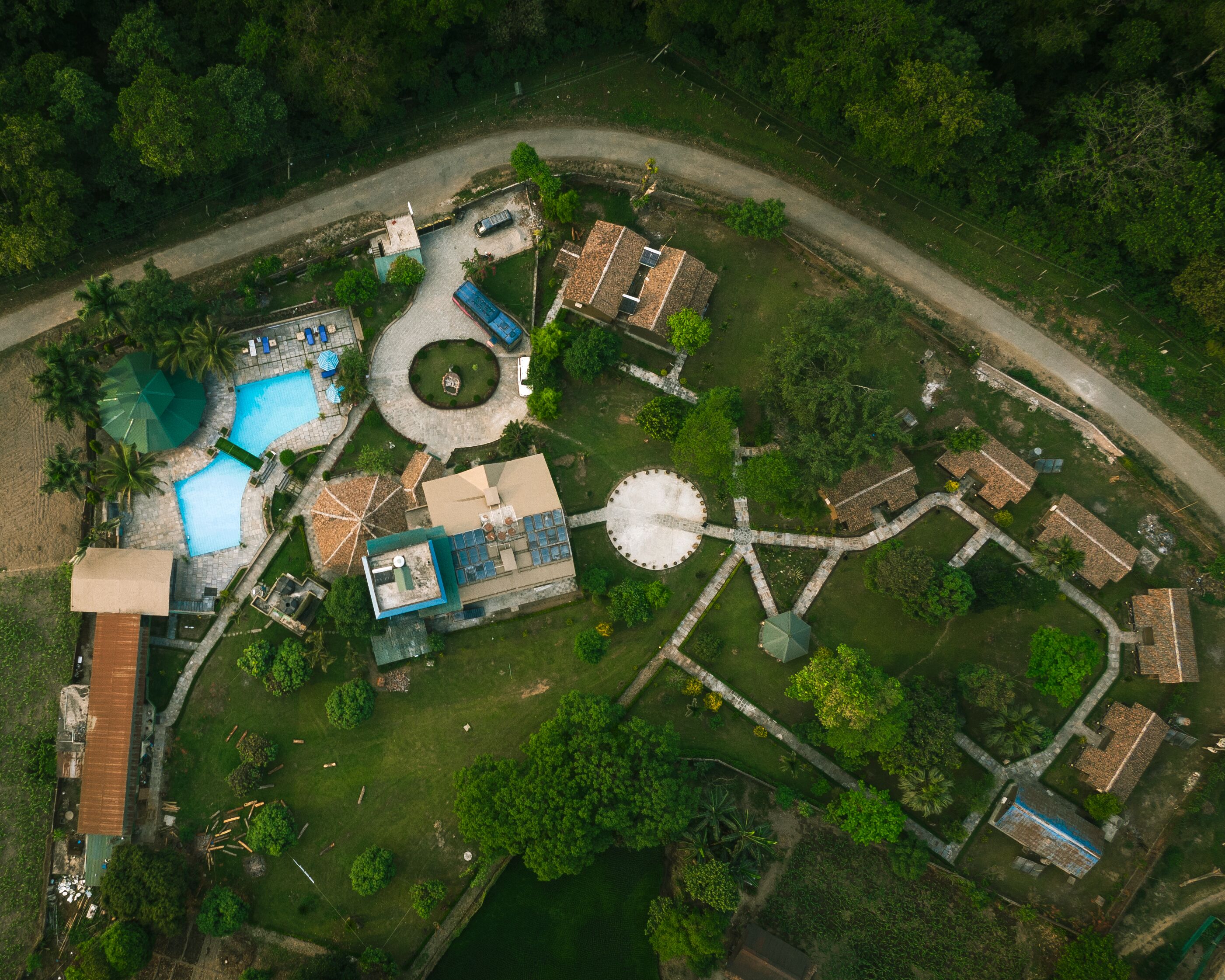 Fassade der Unterkunft