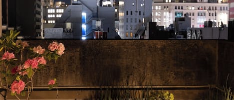 Blick von der Unterkunft