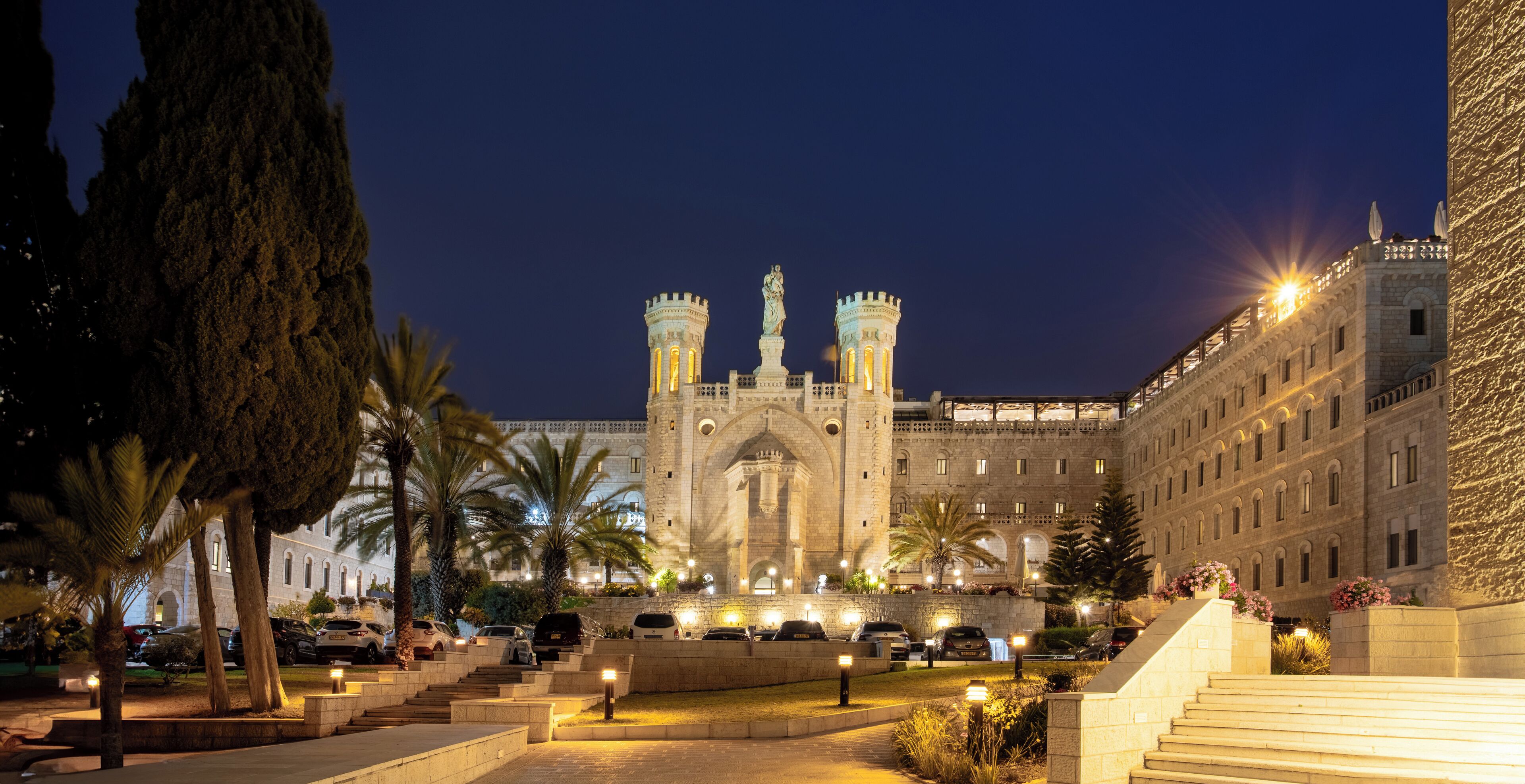 front of property – evening/night