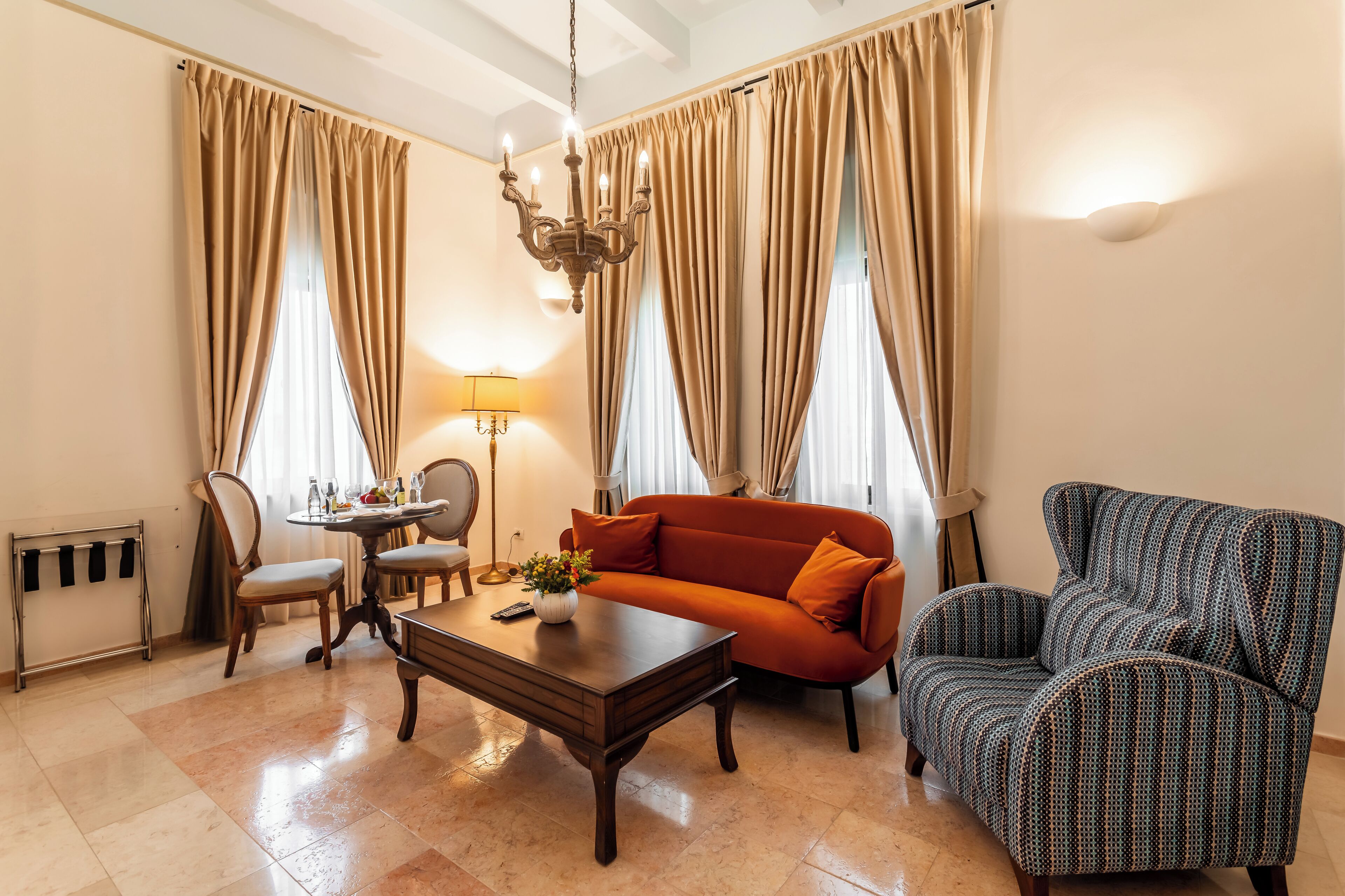 superior suite | living area