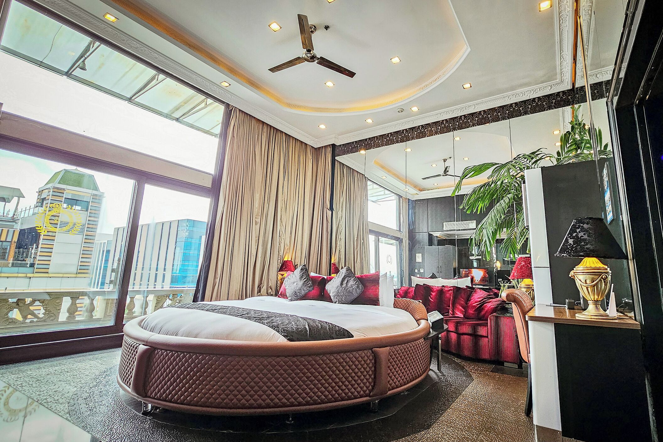 New Millennium Penthouse 2-Bedroom Suite, 2 Big Round Beds | Premium bedding, minibar, in-room safe, individually decorated