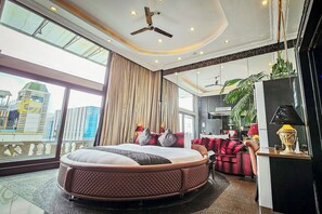 New Millennium Penthouse 2-Bedroom Suite, 2 Big Round Beds | Premium bedding, minibar, in-room safe, individually decorated