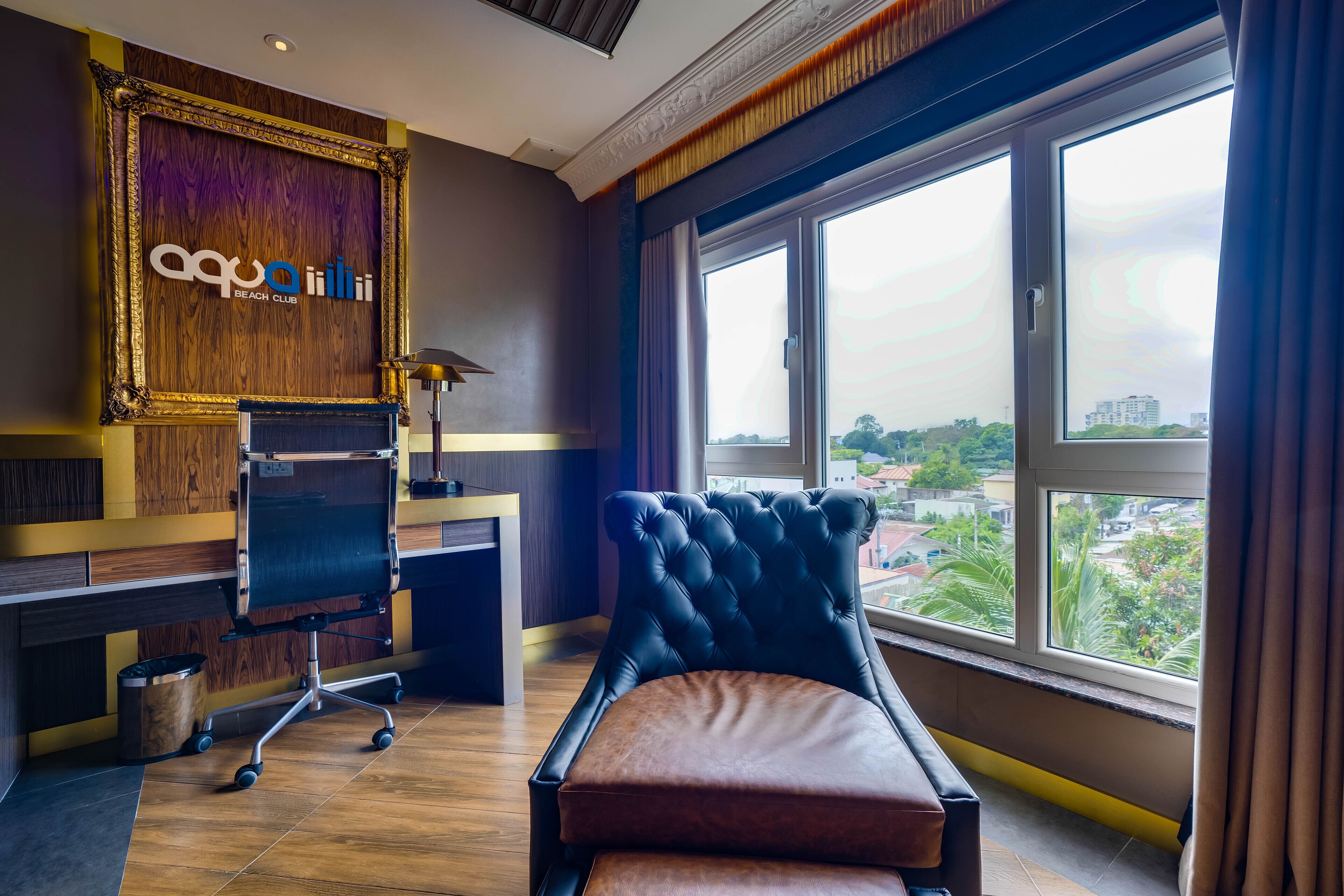 aqua suite | 2 bedrooms, premium bedding, minibar, in-room safe