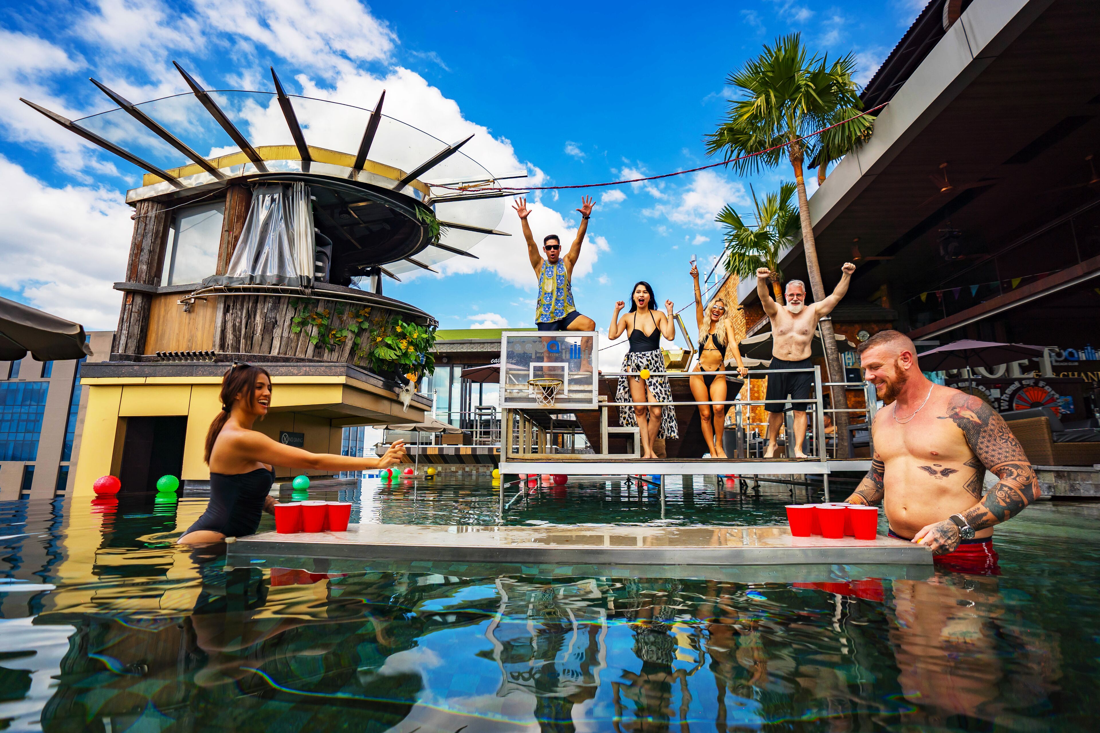 3 outdoor pools, cabanas (surcharge), sun loungers