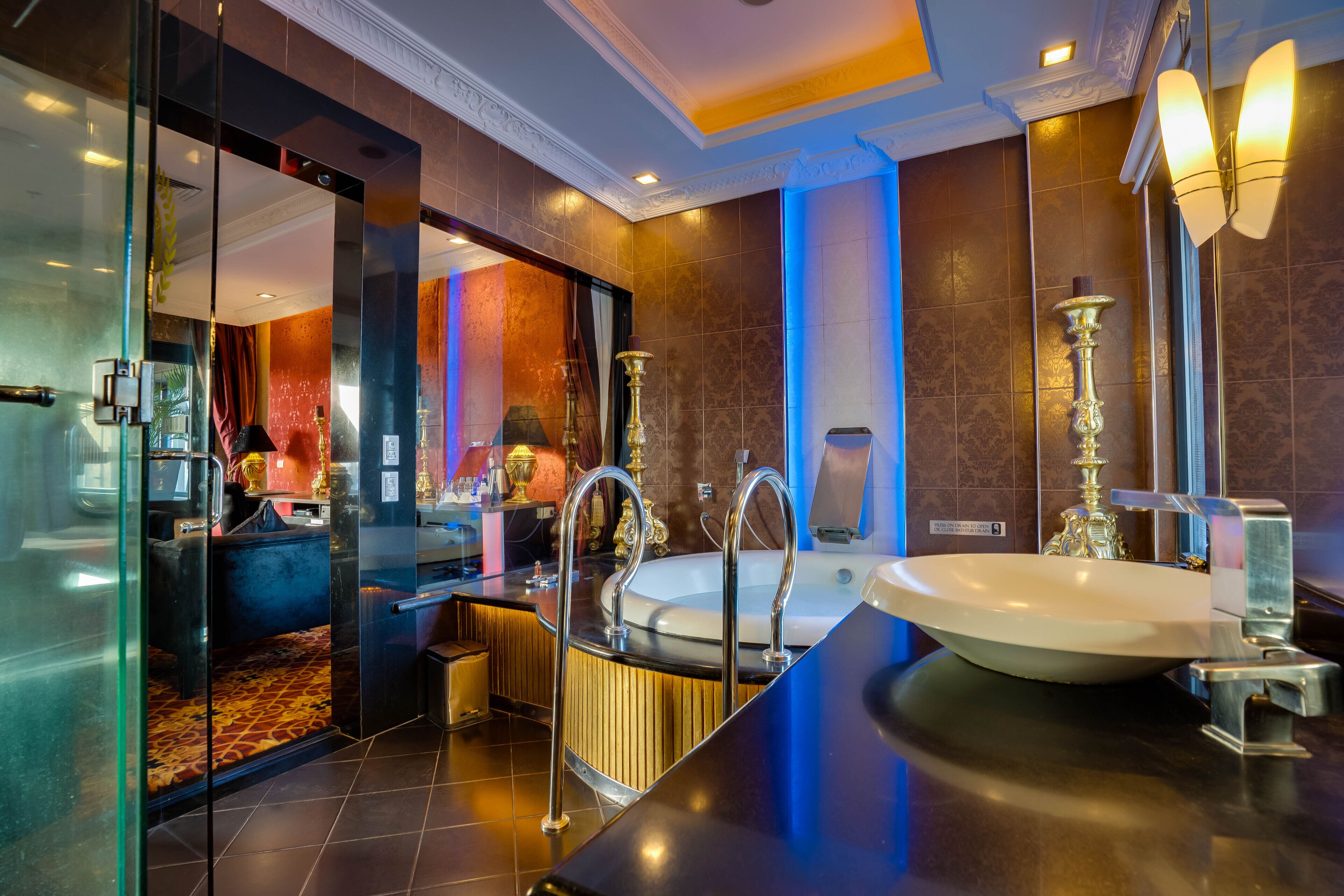 new millennium junior suite  | bathroom | separate bathtub and shower, free toiletries, hair dryer, bathrobes