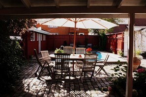 Terrace/patio - Det Lille Hotel (Risør)