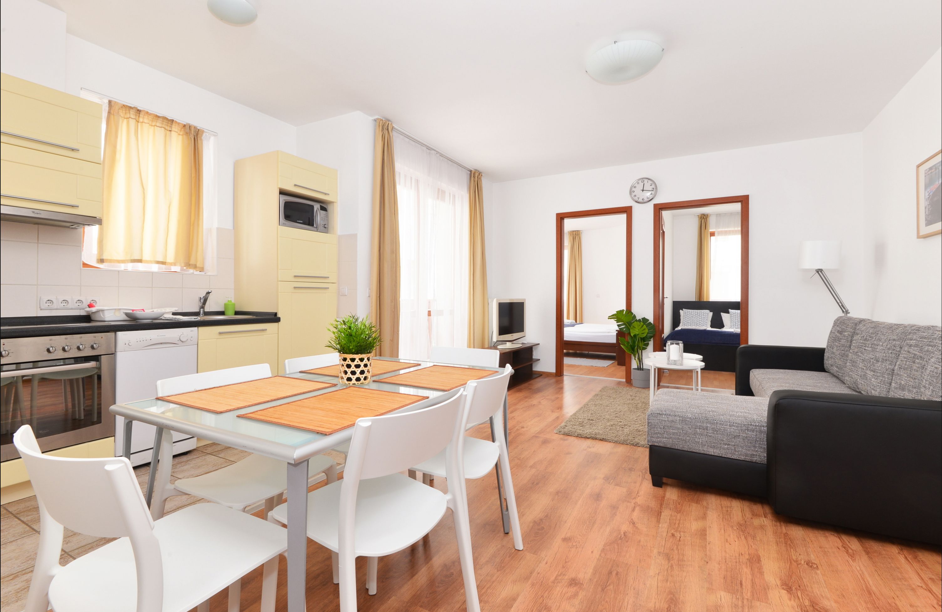 Apartment, 2 Bedrooms | Premium bedding, blackout drapes, iron/ironing board, free WiFi